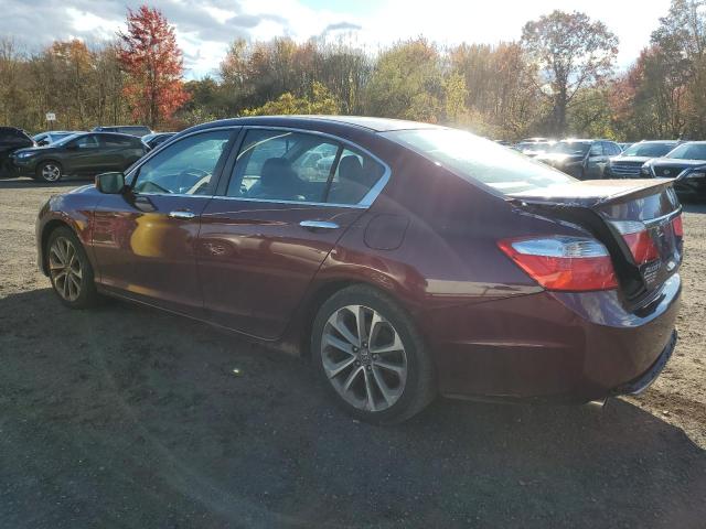 1HGCR2F50DA277153 - 2013 HONDA ACCORD SPORT BURGUNDY photo 2
