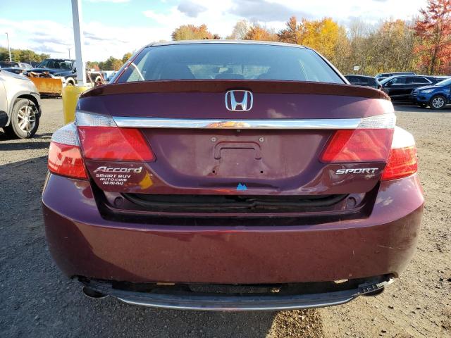 1HGCR2F50DA277153 - 2013 HONDA ACCORD SPORT BURGUNDY photo 6