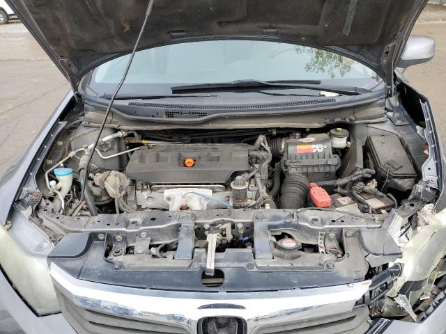 19XFB2F52CE087883 - 2012 HONDA CIVIC LX GRAY photo 11