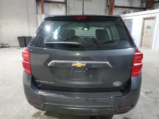 2GNFLEEK6H6233349 - 2017 CHEVROLET EQUINOX LS CHARCOAL photo 6