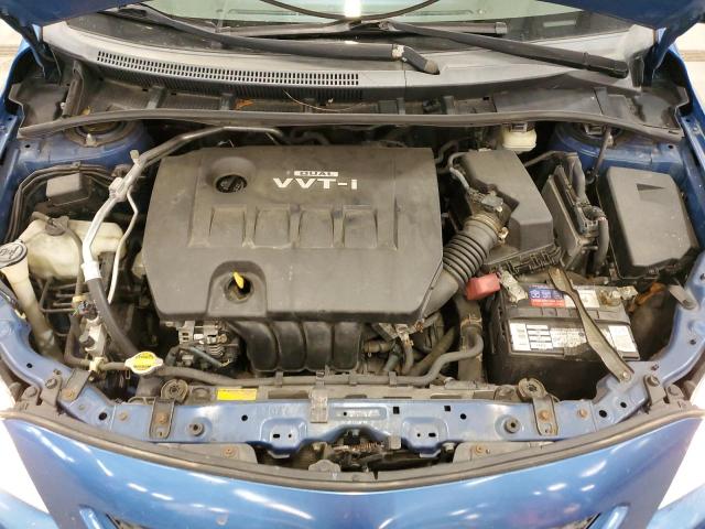 2T1BU40E79C027683 - 2009 TOYOTA COROLLA BASE BLUE photo 11