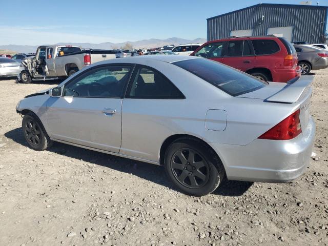 1HGEM22933L087916 - 2003 HONDA CIVIC EX SILVER photo 2