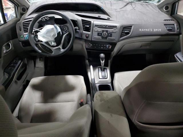 2HGFB2F82CH507075 - 2012 HONDA CIVIC EX SILVER photo 8