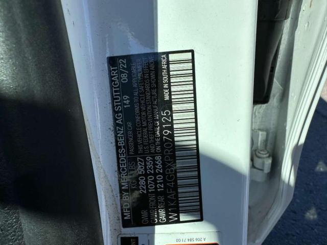 W1KAF4GBXPR079125 - 2023 MERCEDES-BENZ C 300 白色 照片 10