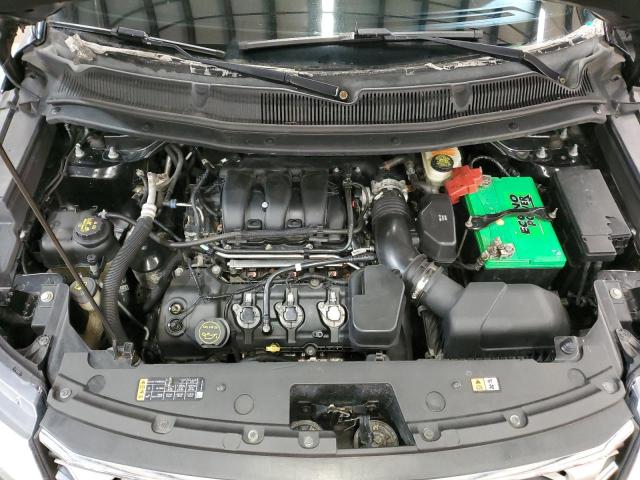 1FM5K8D83HGC50152 - 2017 FORD EXPLORER XLT Սև լուսանկար 12