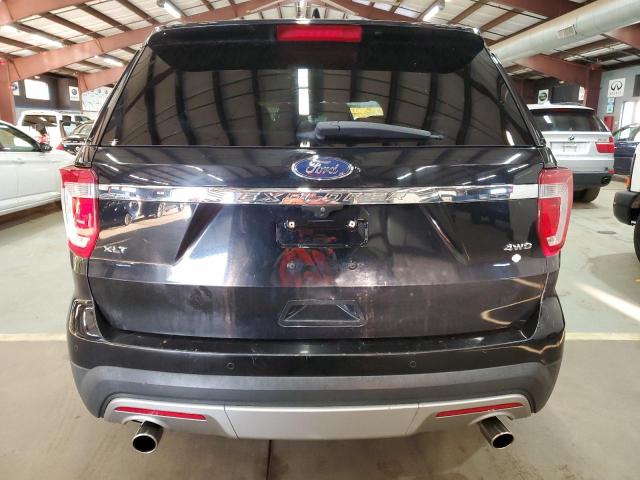 1FM5K8D83HGC50152 - 2017 FORD EXPLORER XLT Սև լուսանկար 6