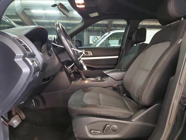 1FM5K8D83HGC50152 - 2017 FORD EXPLORER XLT Սև լուսանկար 7