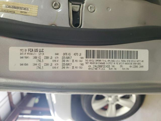 1C4NJDBB8FD214535 - 2015 JEEP COMPASS SPORT Gümüş fotoğraf 13