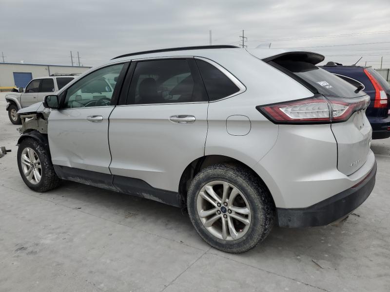 2FMPK3J83GBC17397 - 2016 FORD EDGE SEL SILVER photo 2