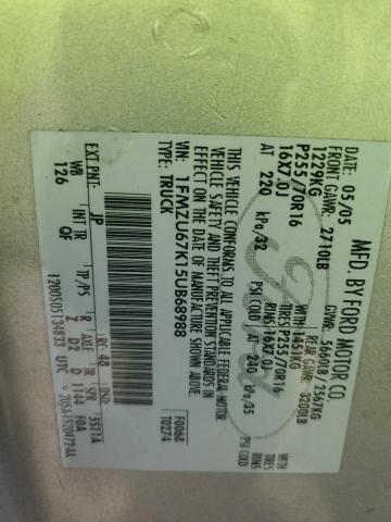 1FMZU67K15UB68988 - 2005 FORD EXPLORER S SILVER photo 12