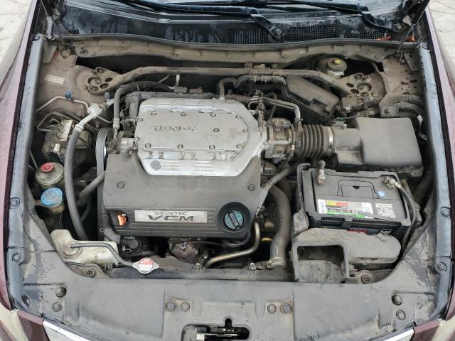 5KBCP3F81AB006949 - 2010 HONDA ACCORD EXL BURGUNDY photo 11