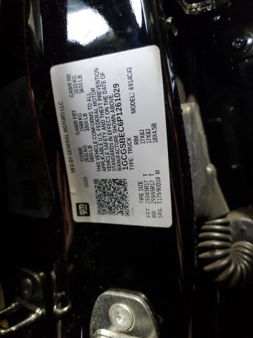 1GCGSBEC6P1261029 - 2023 CHEVROLET COLORADO BLACK photo 13