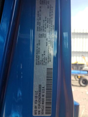 1C4PJXDN2RW353358 - 2024 JEEP WRANGLER SPORT BLUE photo 12
