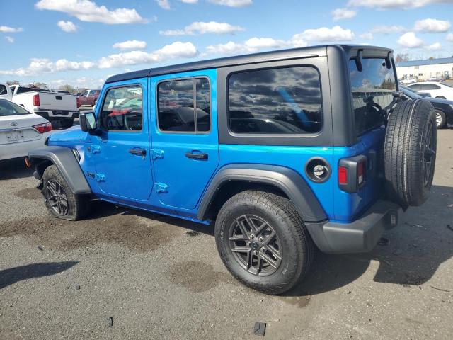 1C4PJXDN2RW353358 - 2024 JEEP WRANGLER SPORT BLUE photo 2