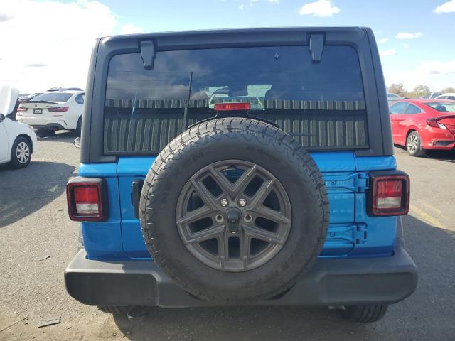 1C4PJXDN2RW353358 - 2024 JEEP WRANGLER SPORT BLUE photo 6