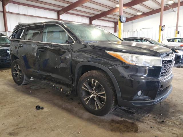 5TDJKRFH6GS276206 - 2016 TOYOTA HIGHLANDER XLE 黑色 照片 4