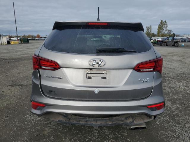 5NMZTDLB6JH092252 - 2018 HYUNDAI SANTA FE S GRAY photo 6