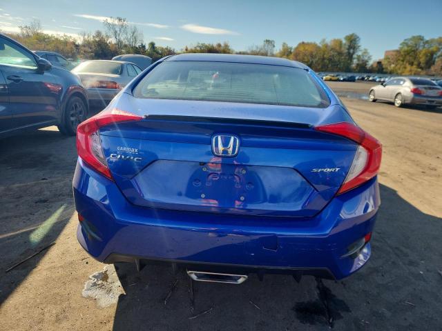 2HGFC2F81LH505038 - 2020 HONDA CIVIC SPORT BLUE photo 6