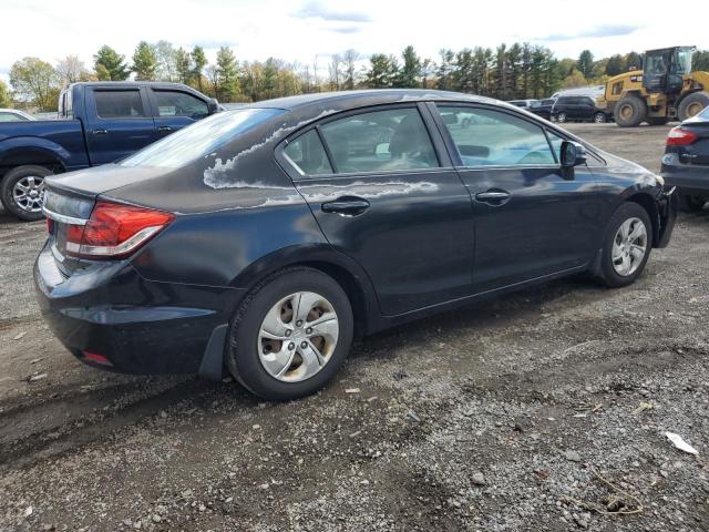 2HGFB2F57DH546137 - 2013 HONDA CIVIC LX BLACK photo 3