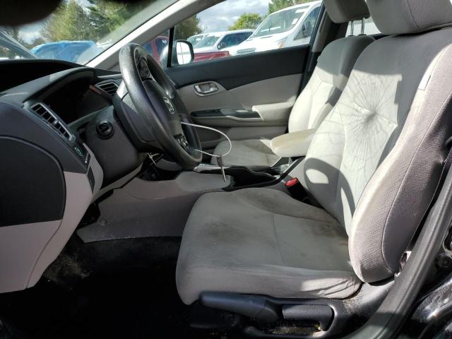 2HGFB2F57DH546137 - 2013 HONDA CIVIC LX BLACK photo 7