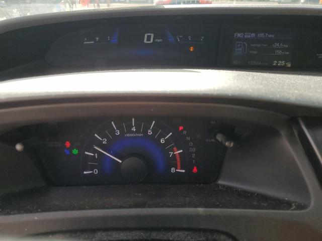 2HGFB2F57DH546137 - 2013 HONDA CIVIC LX BLACK photo 9