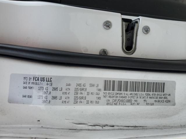 1C4PJMDN5KD168852 - 2019 JEEP CHEROKEE LIMITED Biały zdjęcie 13