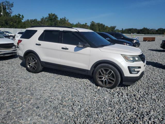 1FM5K8GT8HGA55339 - 2017 FORD EXPLORER SPORT Blanc photo 4