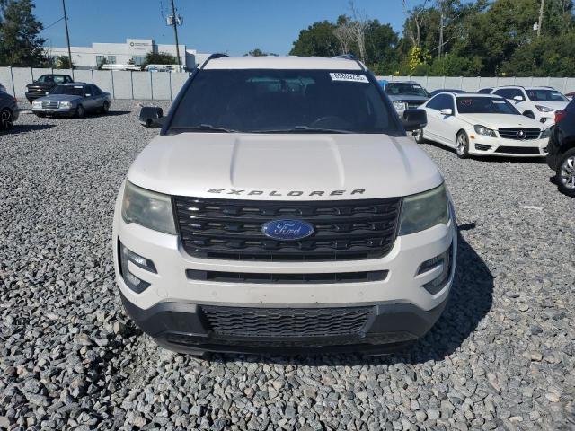 1FM5K8GT8HGA55339 - 2017 FORD EXPLORER SPORT Blanc photo 5