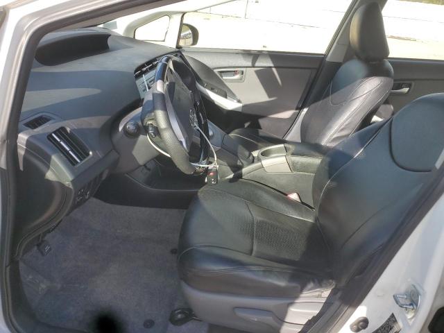 JTDKN3DU1C5461028 - 2012 TOYOTA PRIUS WHITE photo 7