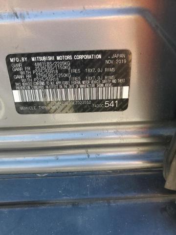 JA4AZ3A30LZ023552 - 2020 MITSUBISHI OUTLANDER SE GRAY photo 12