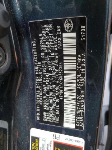 4T1BF1FK1GU562395 - 2016 TOYOTA CAMRY LE BLACK photo 13