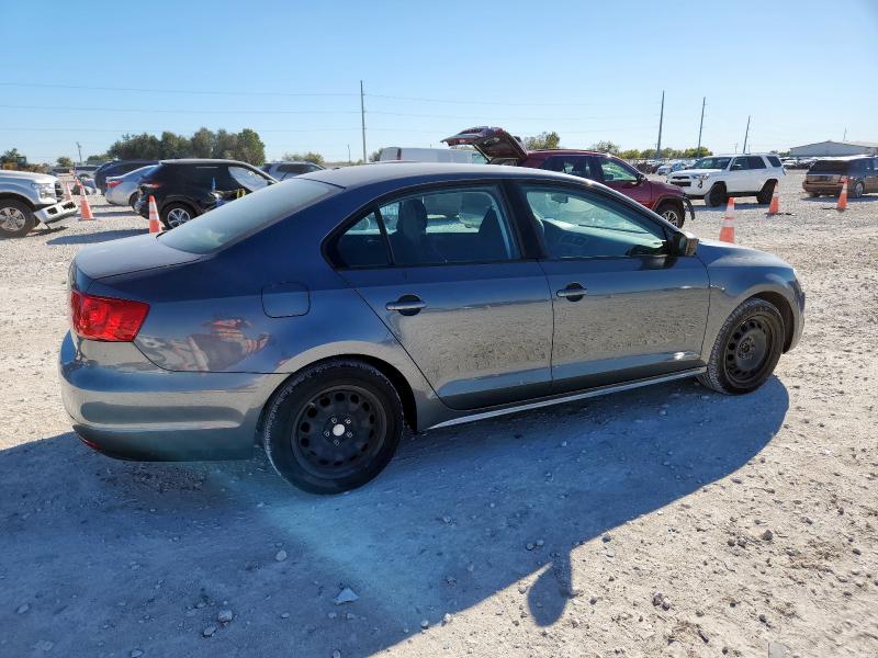 3VW2K7AJ2EM237903 - 2014 VOLKSWAGEN JETTA BASE 灰色 照片 3