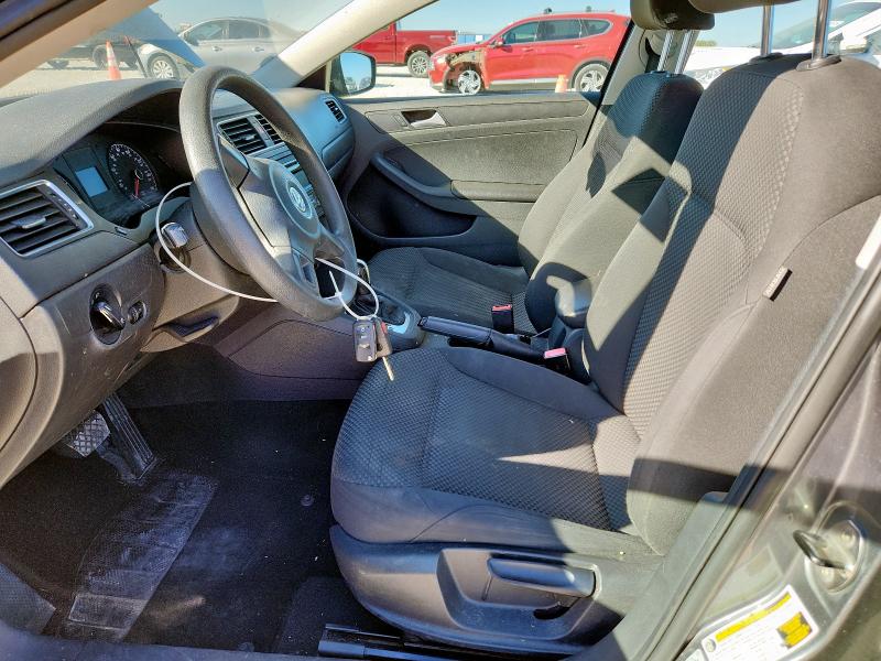 3VW2K7AJ2EM237903 - 2014 VOLKSWAGEN JETTA BASE 灰色 照片 7