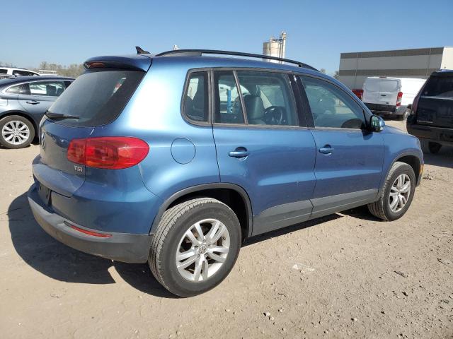 WVGAV7AX8HW505251 - 2017 VOLKSWAGEN TIGUAN S ლურჯი ფოტო 3