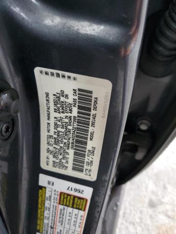 1NXBU4EE5AZ277399 - 2010 TOYOTA COROLLA BASE Grafito foto 12