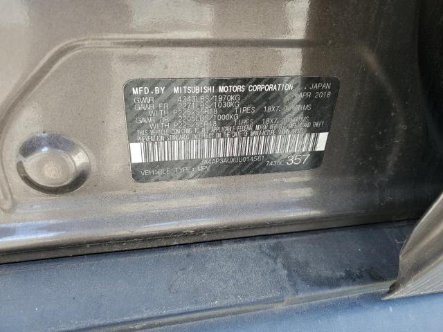 JA4AP3AUXJU014561 - 2018 MITSUBISHI OUTLANDER ES ნაცრისფერი ფოტო 13