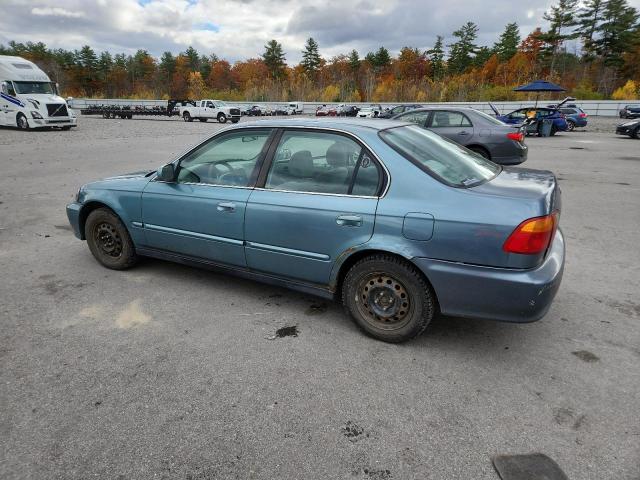 2HGEJ8544YH604608 - 2000 HONDA CIVIC EX BLUE photo 2