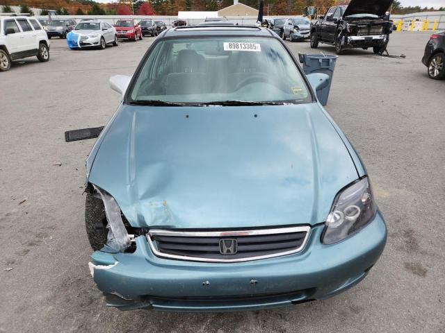 2HGEJ8544YH604608 - 2000 HONDA CIVIC EX BLUE photo 5