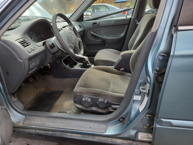 2HGEJ8544YH604608 - 2000 HONDA CIVIC EX BLUE photo 7