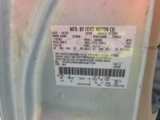 1FMCU49H28KA47124 - 2008 FORD ESCAPE HEV Bleu photo 13