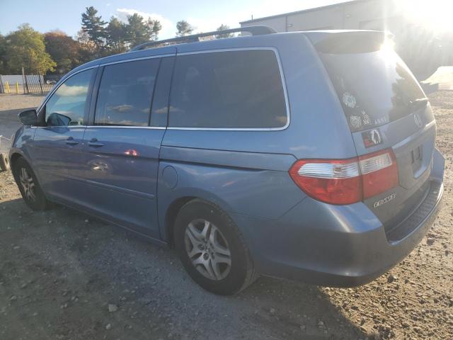 5FNRL38616B121252 - 2006 HONDA ODYSSEY EXL BLUE photo 2