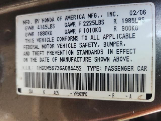 1HGCM56736A084452 - 2006 HONDA ACCORD EX 灰色 照片 13