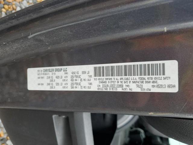 3C6URVJG5EE122858 - 2014 RAM PROMASTER 3500 HIGH შავი ფოტო 13