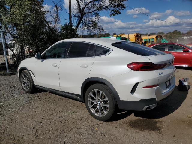 5UXCY6C05L9D46440 - 2020 BMW X6 XDRIVE40I WHITE photo 2