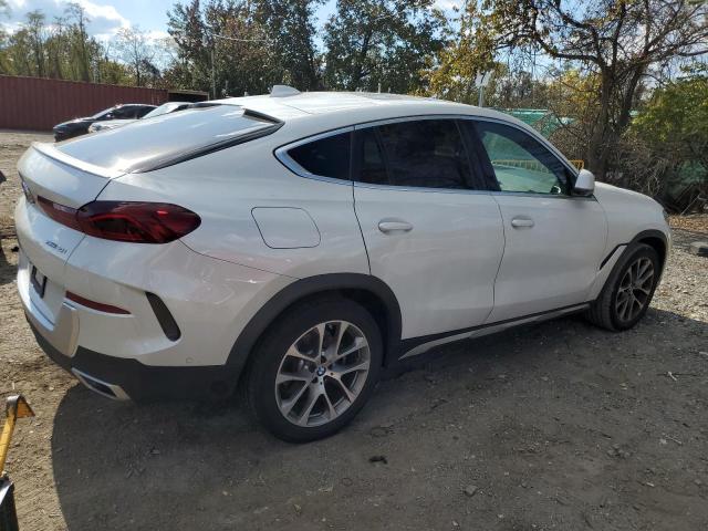 5UXCY6C05L9D46440 - 2020 BMW X6 XDRIVE40I WHITE photo 3