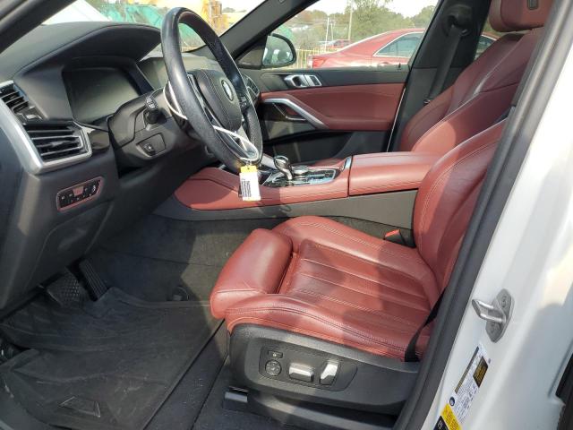 5UXCY6C05L9D46440 - 2020 BMW X6 XDRIVE40I WHITE photo 7