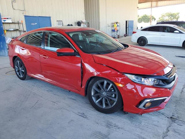 2HGFC1F32MH700789 - 2021 HONDA CIVIC EX RED photo 4