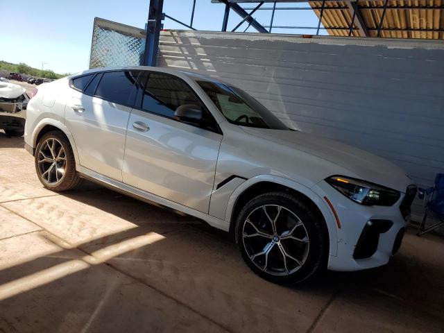 5UXCY8C0XN9J38713 - 2022 BMW X6 M50I WHITE photo 4