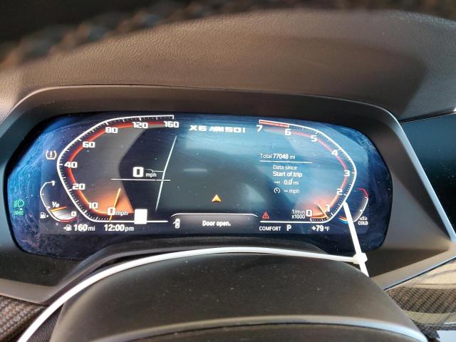 5UXCY8C0XN9J38713 - 2022 BMW X6 M50I WHITE photo 9