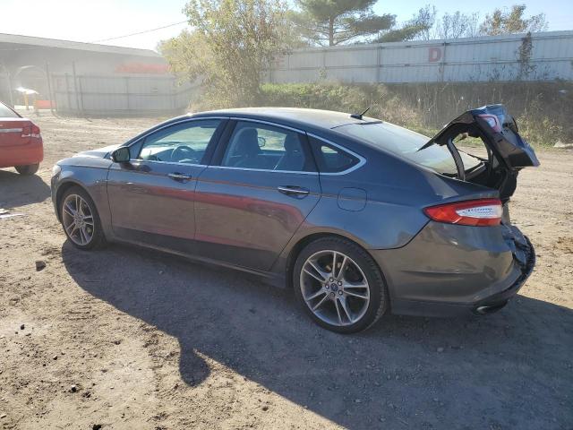 3FA6P0K98GR112787 - 2016 FORD FUSION TITANIUM Մոխրագույն լուսանկար 2